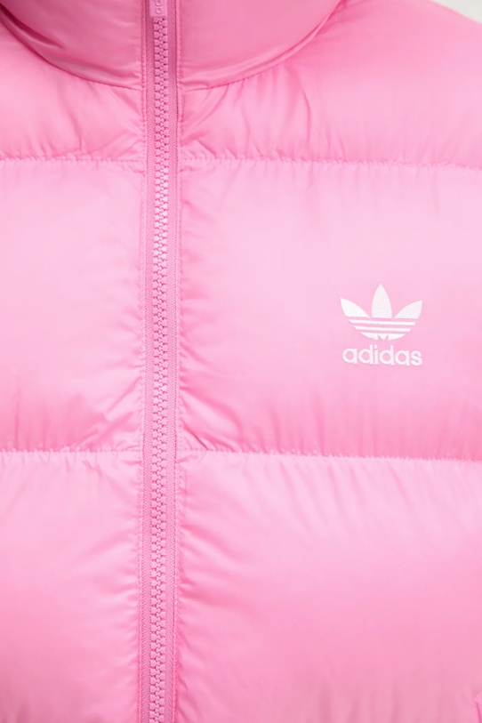 adidas Originals rövid kabát Adicolor JX2946 rózsaszín