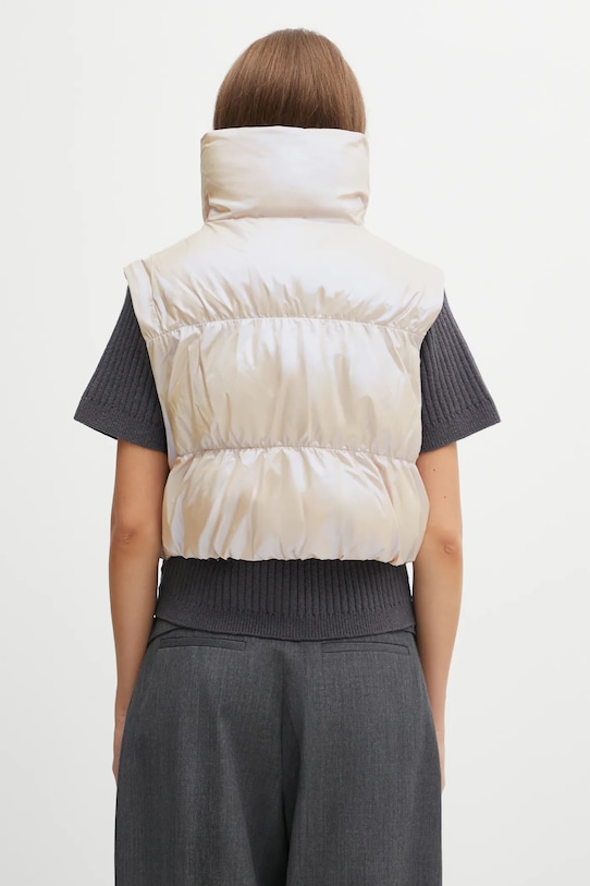 adidas Originals kurtka Ess Glossy JX2985 beżowy