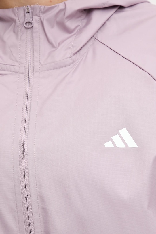 adidas Performance kurtka do biegania HYGLM JX7382 różowy