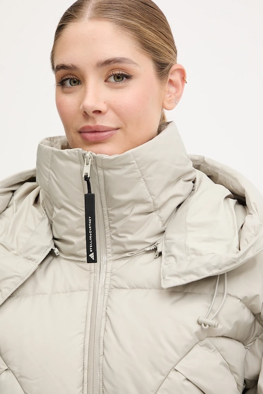 adidas by Stella McCartney kurtka ASMC Crop beżowy KA0645