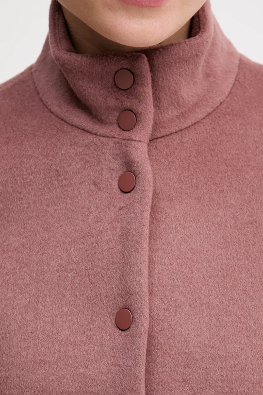 Μπουφάν με προσθήκη μάλλινου υφάσματος Hoss Intropia 5432683 ροζ