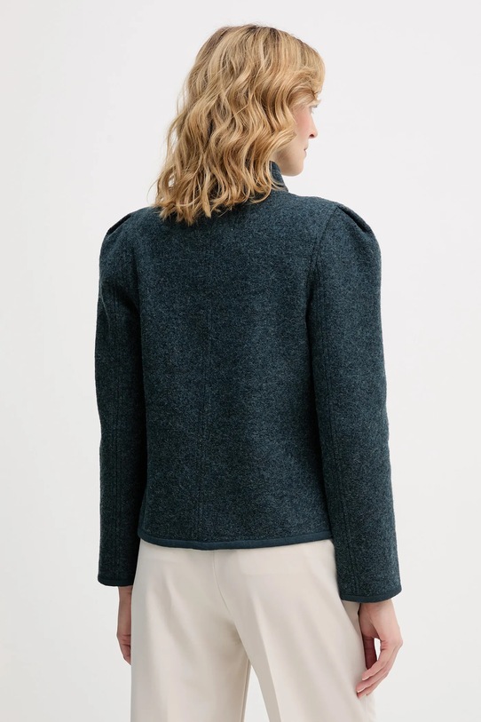 Odzież Hoss Intropia kurtka wełniana 5432677 turkusowy