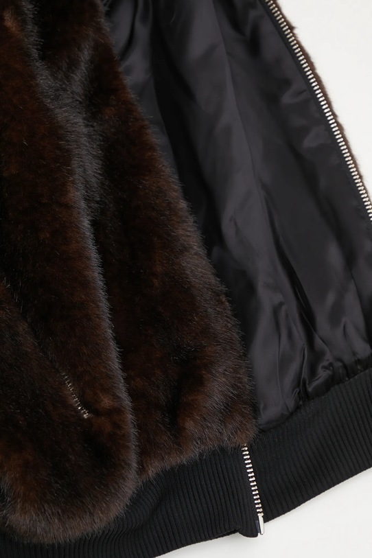 Coperni kurtka Faux Fur Bomber COPBL33F9015
