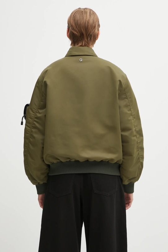 Odzież Coperni kurtka Bomber COPBL32F3003 zielony