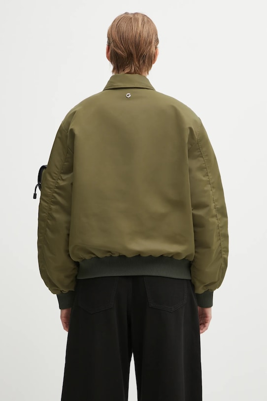 Odzież Coperni kurtka Bomber COPBL32F3003 zielony
