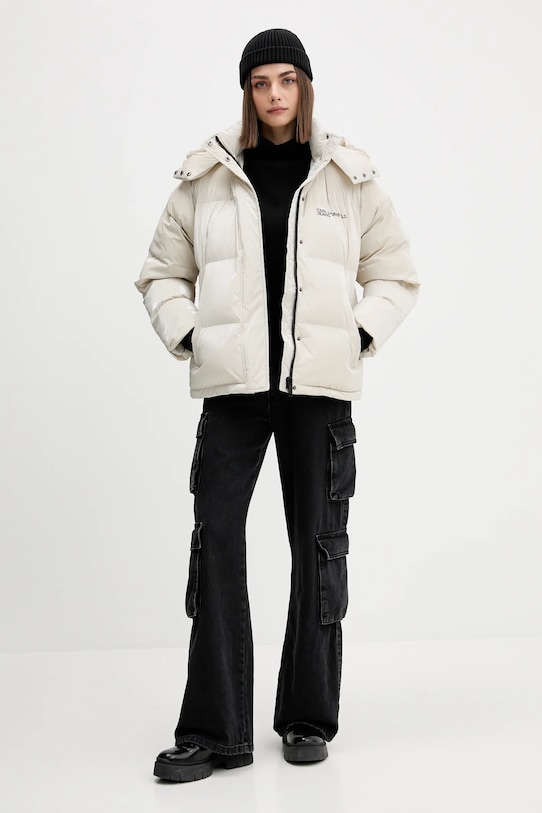 Karl Lagerfeld Jeans kurtka A4W15020 beżowy AW25