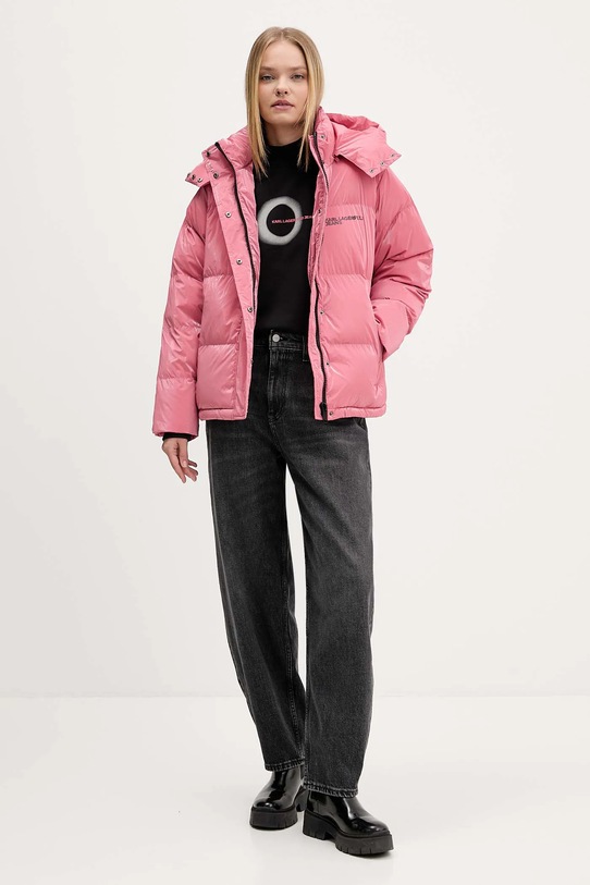Μπουφάν Karl Lagerfeld Jeans A4W15020 ροζ AW25