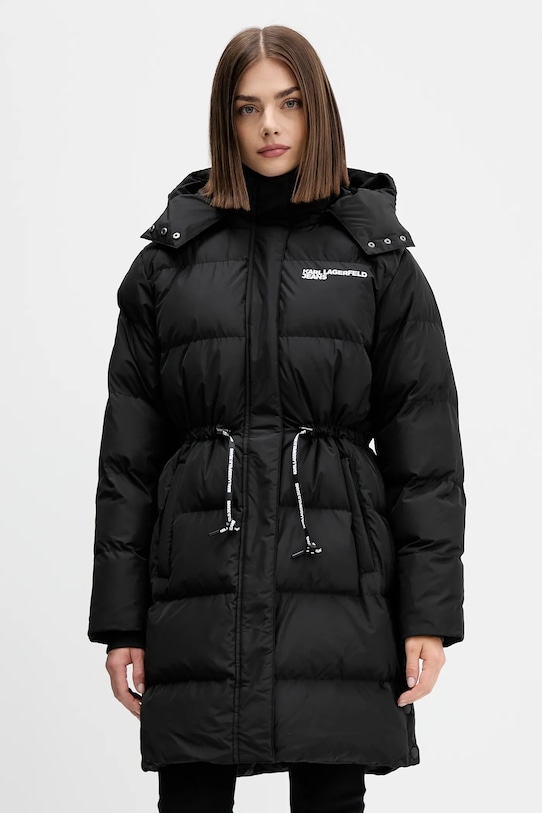 Karl Lagerfeld Jeans parka pozostałe czarny A4W15023