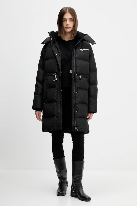 Karl Lagerfeld Jeans parka A4W15023 czarny AW25