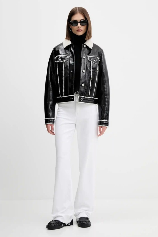Karl Lagerfeld Jeans kurtka A4W14054 czarny AW25