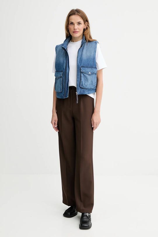 G-Star bezrękawnik jeansowy 0 D26944.E090 niebieski AW25