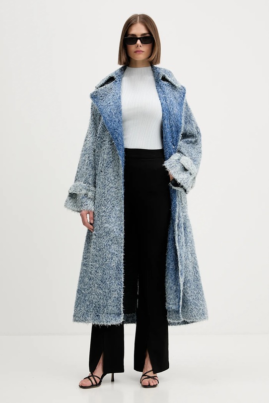 Hugo Blue płaszcz 50546827 niebieski AW25