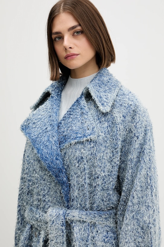 Hugo Blue płaszcz niebieski 50546827