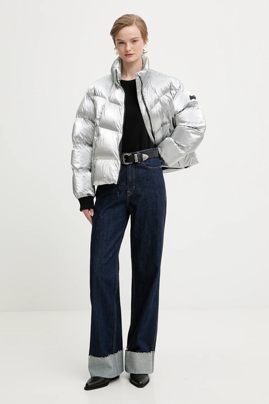 Hugo Blue kurtka 50546368 srebrny AW25