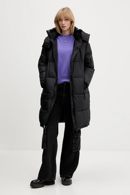 Bunda Hugo Blue 50546807 čierna AW25