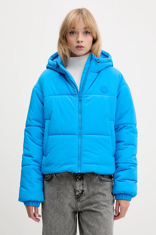 Bunda Hugo Blue oversize modrá 50547675