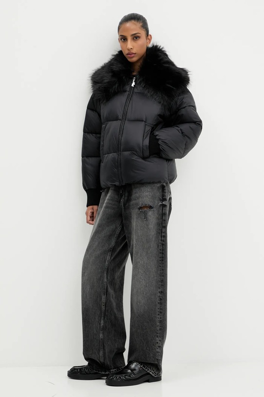 Hugo Blue kurtka 50548005 czarny AW25