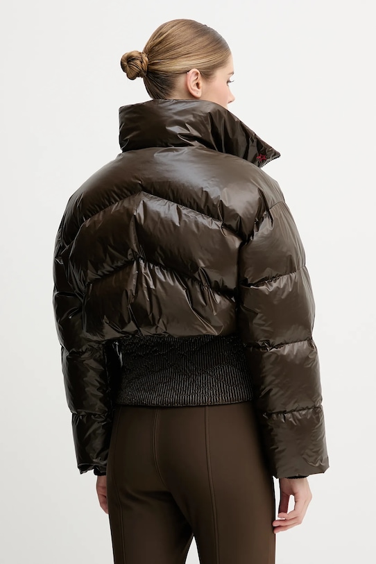 Odzież Perfect Moment kurtka narciarska puchowa Auretta W3001186 brązowy