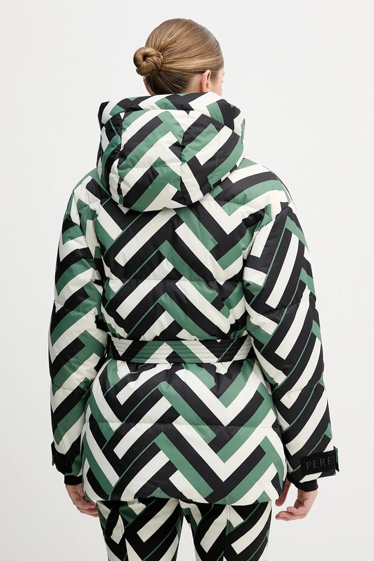 Odzież Perfect Moment kurtka narciarska puchowa Cortina W3001188 zielony