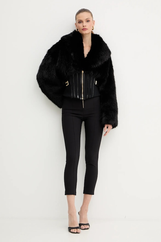 Куртка Elisabetta Franchi GB05A57E2 чорний AW25