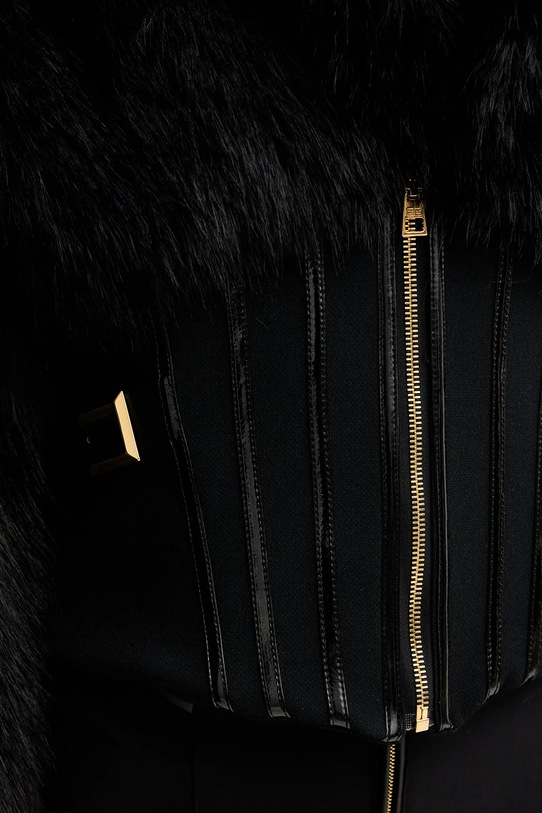 Elisabetta Franchi geacă GB05A57E2 negru