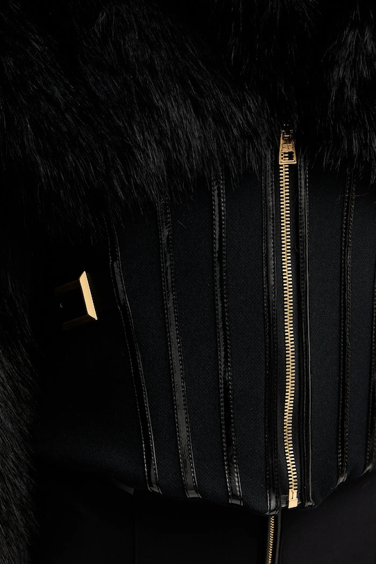 Куртка Elisabetta Franchi GB05A57E2 чорний