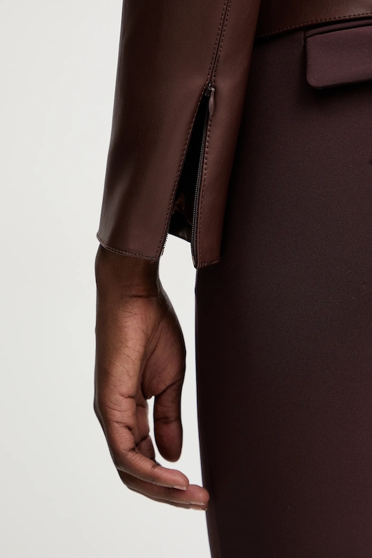 Elisabetta Franchi kurtka GI18757E2 brązowy