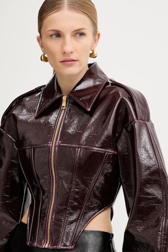 Elisabetta Franchi kurtka bordowy GB00458E2