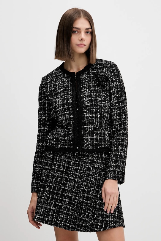 Піджак з вовною HUGO з підкладкою чорний 50547594