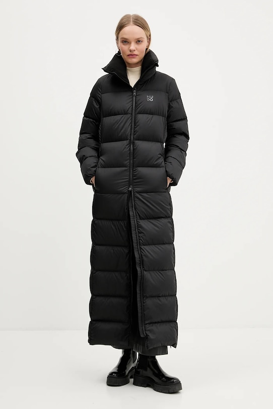 Μπουφάν με επένδυση από πούπουλα HUGO άλλο μαύρο 50546356