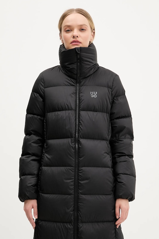 Μπουφάν με επένδυση από πούπουλα HUGO μαύρο 50546356