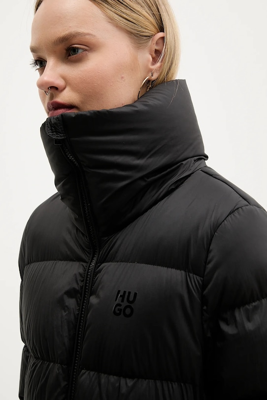 Μπουφάν με επένδυση από πούπουλα HUGO 50546356 μαύρο