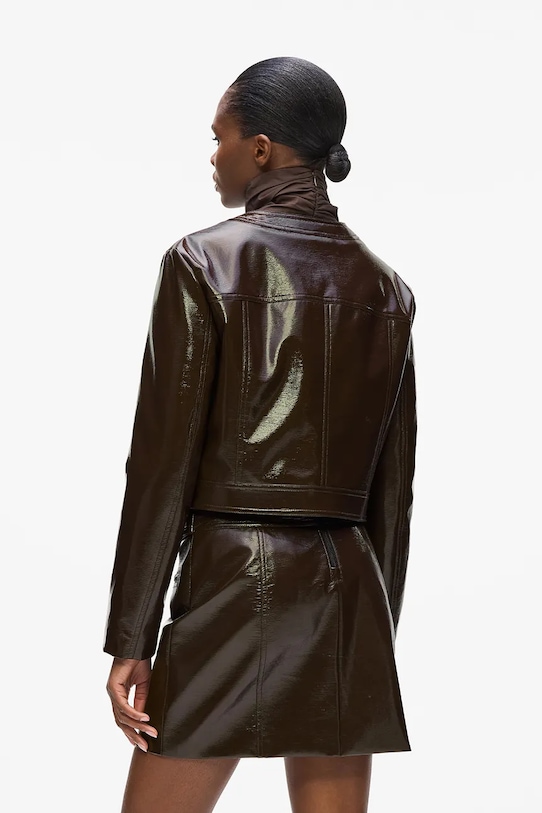 Μπουφάν Karl Lagerfeld A4W14044 καφέ AW25