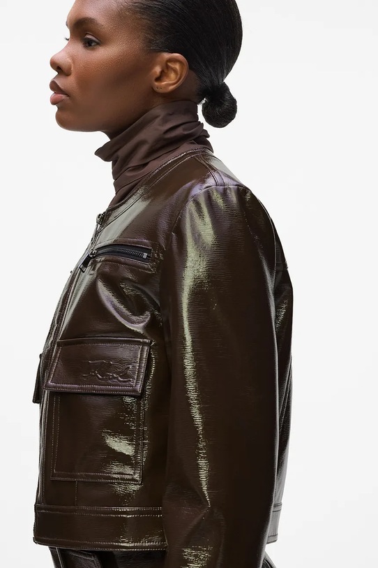 Ρούχα Μπουφάν Karl Lagerfeld A4W14044 καφέ