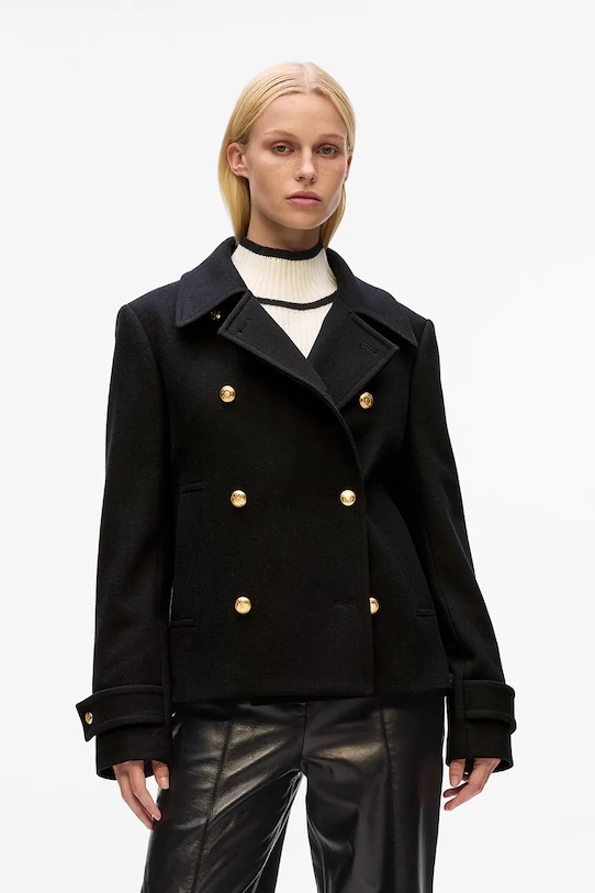 Karl Lagerfeld kurtka bez kaptura czarny A4W15034