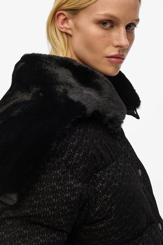 Karl Lagerfeld geacă negru A4W15042