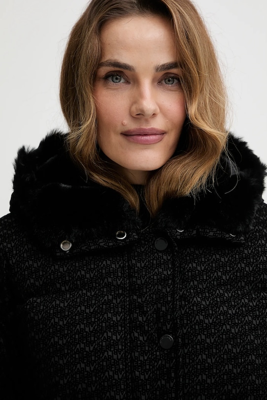 Karl Lagerfeld geacă negru A4W15042