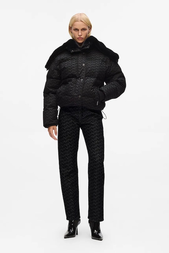 Karl Lagerfeld geacă A4W15042 negru