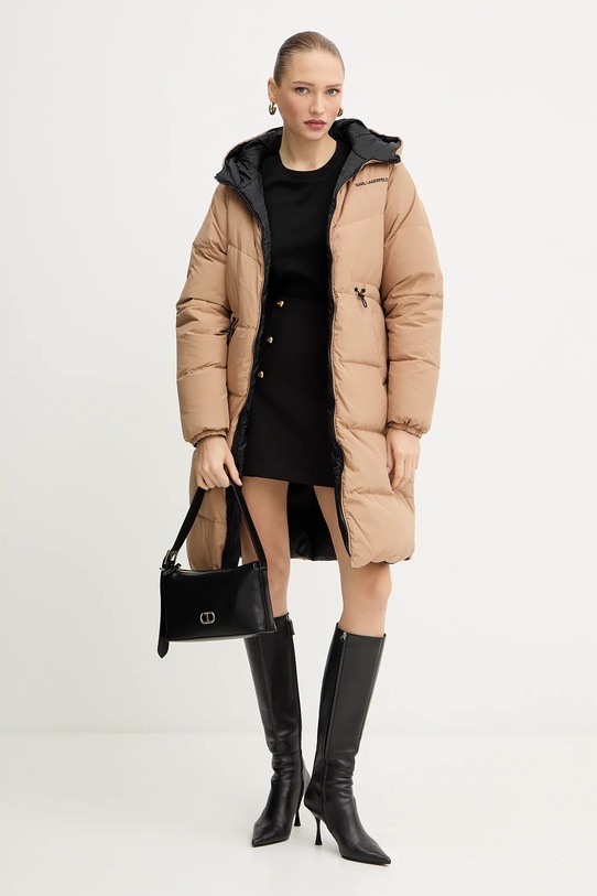 Karl Lagerfeld kurtka puchowa dwustronna A4W15045 czarny AW25