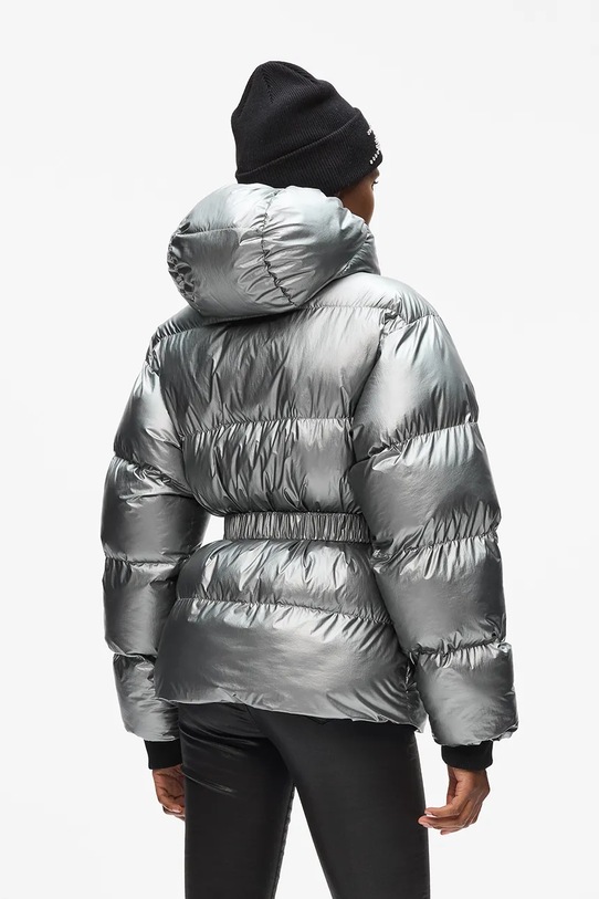 Karl Lagerfeld geacă A4W15066 argintiu AW25