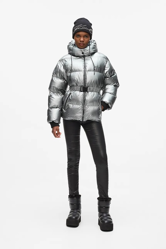 Karl Lagerfeld geacă argintiu A4W15066
