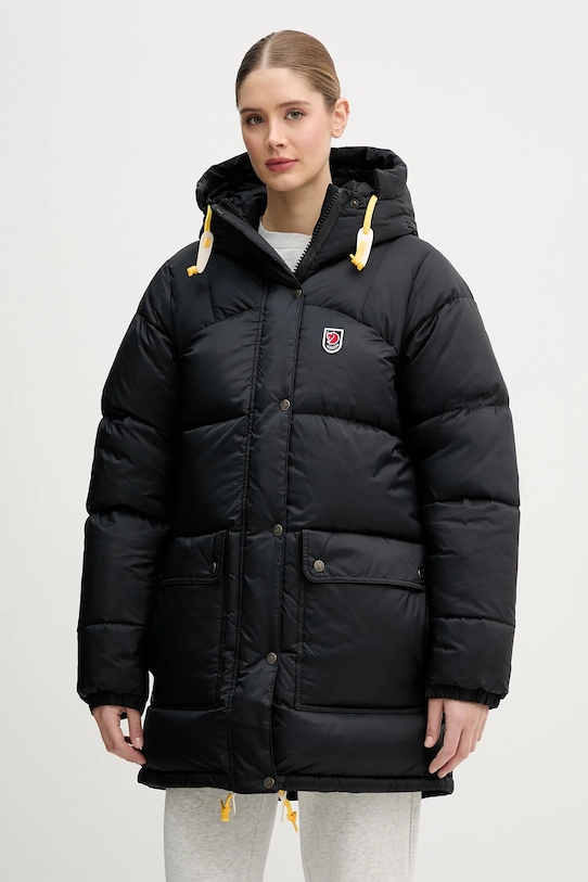 Páperová bunda Fjallraven Expedition zateplené čierna F89029