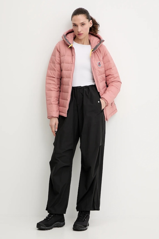 Fjallraven kurtka puchowa Expedition F86122 różowy AW25