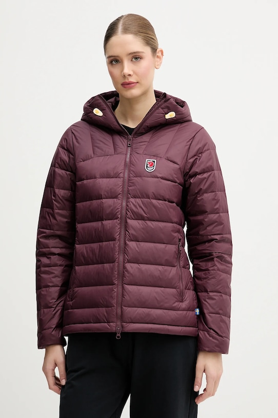 Fjallraven kurtka puchowa Expedition pozostałe bordowy F86122