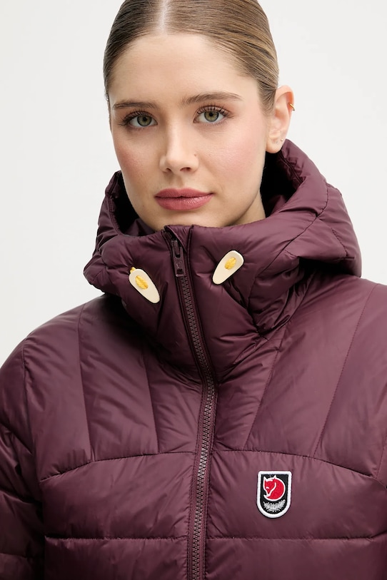 Fjallraven kurtka puchowa Expedition bordowy F86122