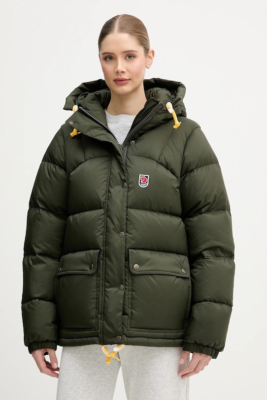 Пухено яке Fjallraven Expedition с изолация зелен F89995