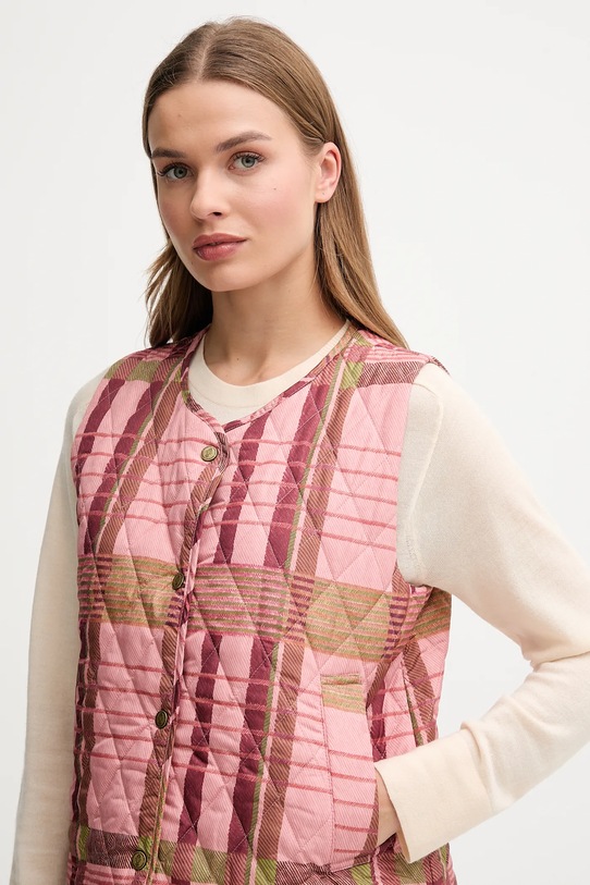 Barbour bezrękawnik x Farm Rio różowy LLI0024