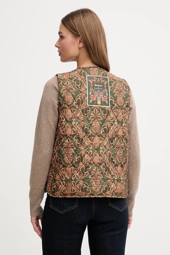 Odzież Barbour bezrękawnik x Farm Rio LLI0024 zielony