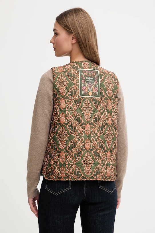 Одежда Безрукавка Barbour x Farm Rio LLI0024 зелёный