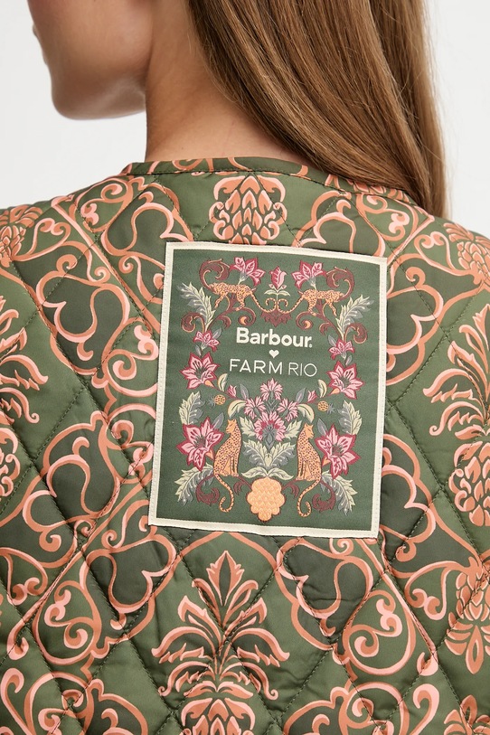 Barbour bezrękawnik x Farm Rio LLI0024 zielony